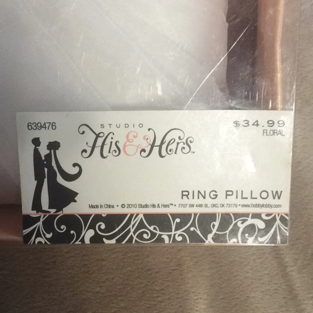 Ring bearer pillow NWT